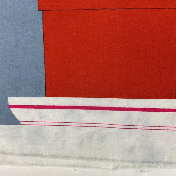 MCM style potted plants fabric panels each 21” x 21.5” - Picture 4 of 9